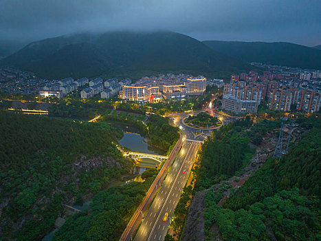 济南历阳大街夜景