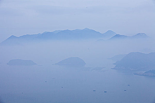 福建,霞浦,滩涂,海洋,海岛,云雾,云海,梦幻,海市蜃楼,朦胧