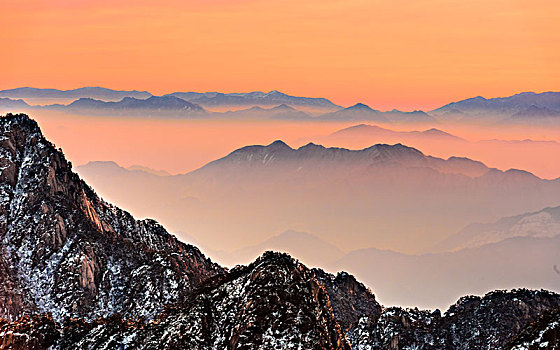 黄山云海风光