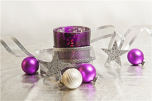 紫色,圣诞装饰