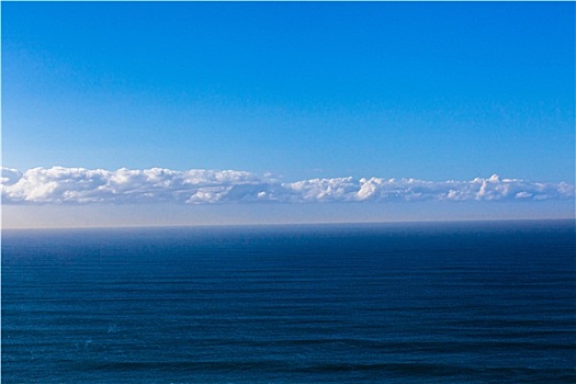 海洋,地平线,蓝色,天空