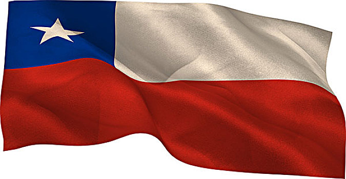 电脑合成,智利,国旗