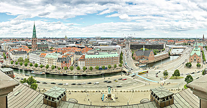 风景,宫殿,丹麦,议会,哥本哈根,欧洲
