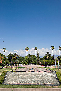 广场,门多萨,阿根廷