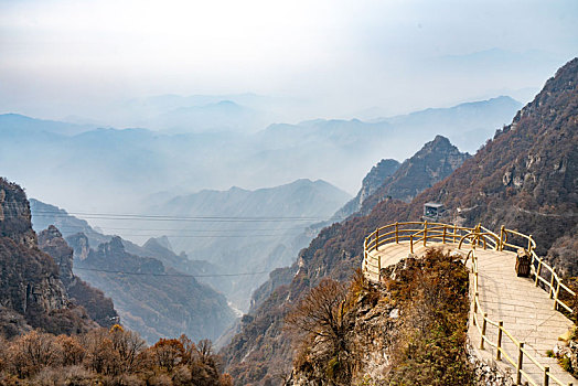 中国河北省白石山景区风景