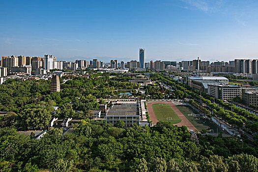 小雁塔全景