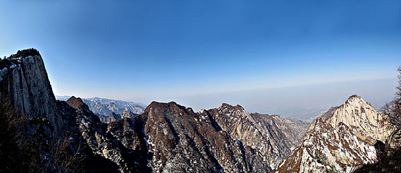 陕西-西岳华山群山