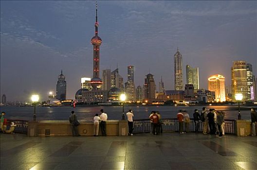 天际线,上海,中国
