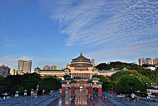 重庆城市风光-人民礼堂