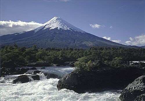 火山,智利