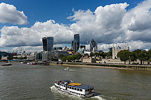 风景,塔桥,泰晤士河,城市,伦敦,英格兰,英国,欧洲