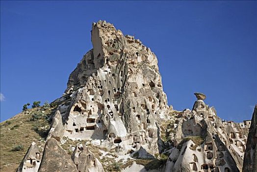 石头,乌希萨尔,靠近,卡帕多西亚,土耳其