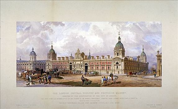 市场,伦敦,1875年
