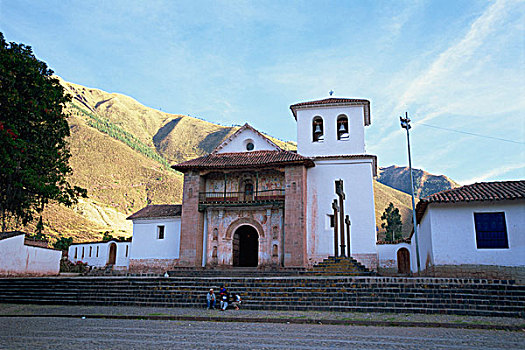17世纪,小教堂,美洲,安第斯,乡村,秘鲁