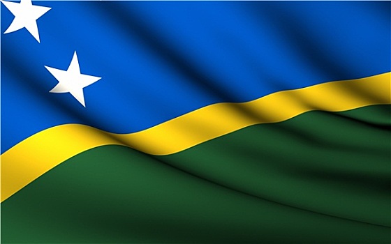 飞,旗帜,所罗门群岛,国家,收集