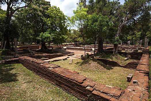 遗址,残留,地基,寺院,神圣,城市,阿努拉德普勒,北方,中央省,斯里兰卡,亚洲