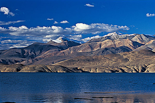 湖,印度,喜马拉雅山,查谟-克什米尔邦,北印度,亚洲
