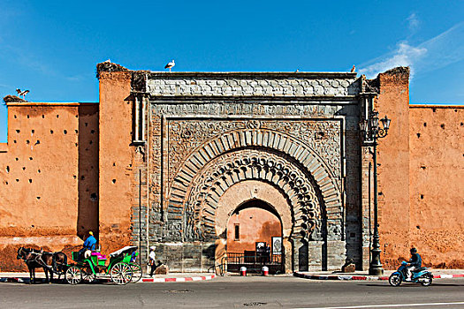 大门,玛拉喀什,摩洛哥,非洲