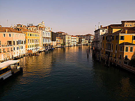 俯视图,大运河,威尼斯,意大利