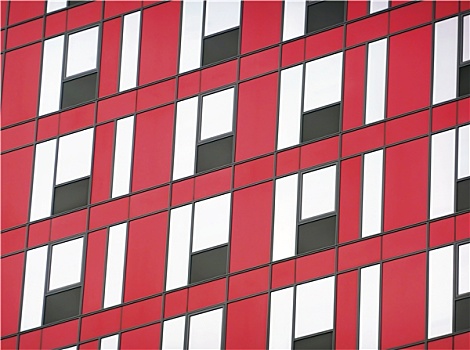 红色,黑色,建筑