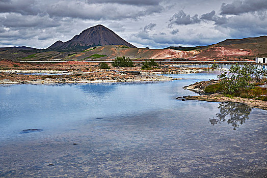 冰岛,米湖,地热,活动,区域