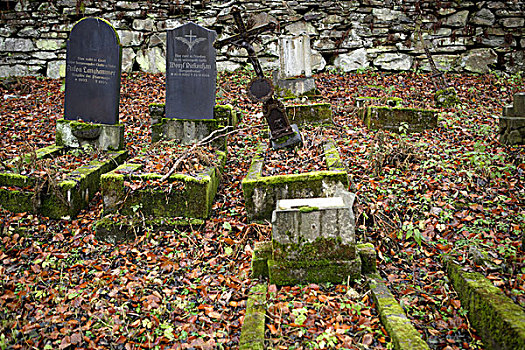 墓地,西波希米亚,捷克共和国,欧洲