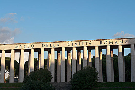 门廊,柱子,东方,广场,地区,罗马,意大利,欧洲