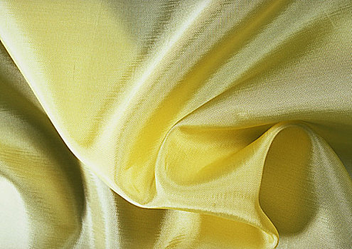 折,黄色,丝绸,特写,全画幅