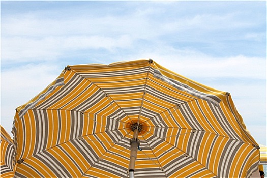 海滩伞,海洋