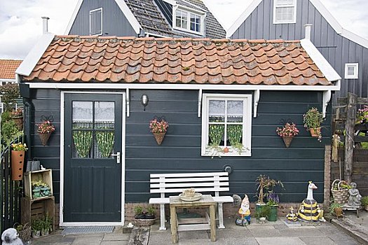 传统,荷兰,房子,北荷兰