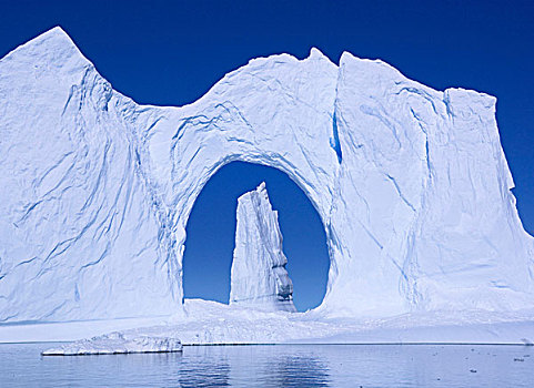 冰山,拱形,格陵兰,丹麦
