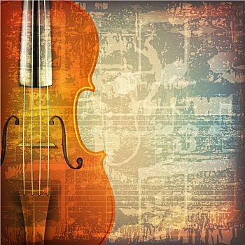 抽象,低劣,音乐,背景,小提琴