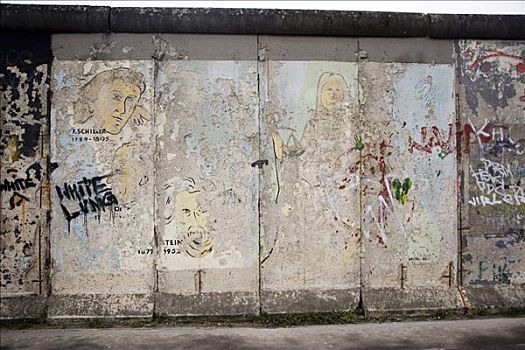 涂鸦,柏林墙,柏林,德国,欧洲
