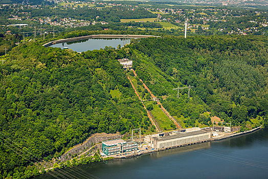 水力发电厂,发电站,北莱茵威斯特伐利亚,德国,欧洲