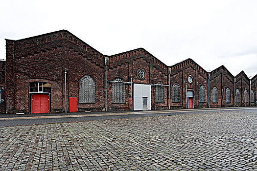 历史,砖的正面,工厂,工业,博物馆,奥伯豪森,区域,北莱茵威斯特伐利亚,德国,欧洲