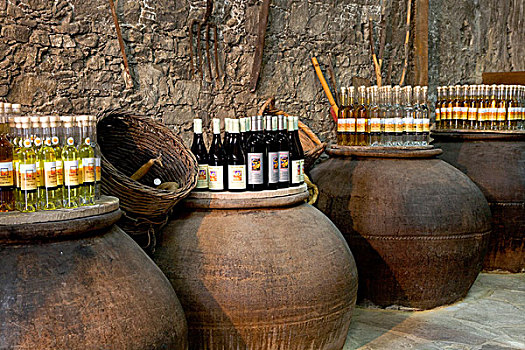 酒窖,桶,葡萄酒,塞浦路斯,希腊,欧洲