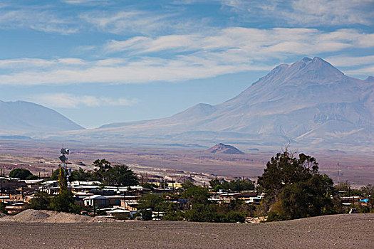 智利,阿塔卡马沙漠,乡村,风景