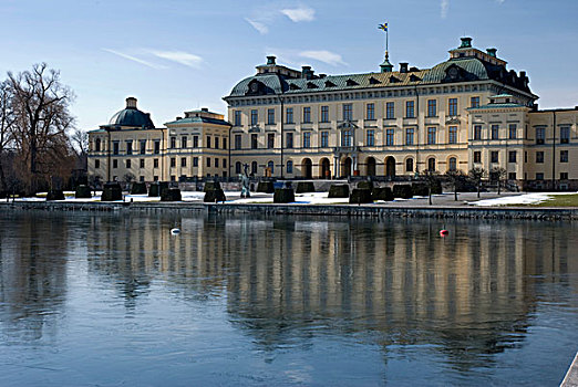 德罗特宁霍尔姆宫,世界遗产,斯德哥尔摩,瑞典,斯堪的纳维亚,欧洲