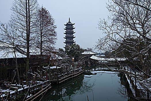 乌镇雪景