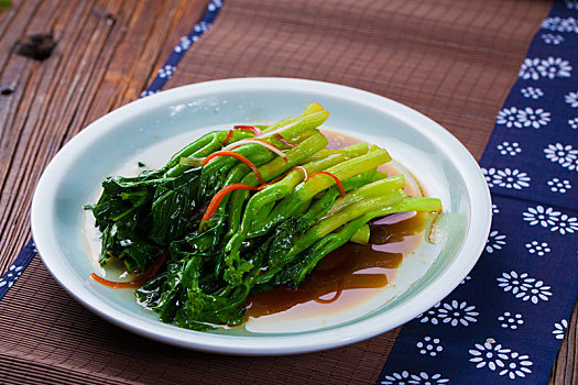 中餐创意料理清炒芥兰