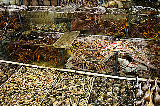 产品,海鲜,餐馆,香港