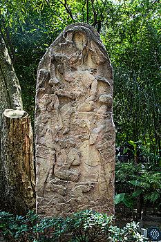 玛雅石雕