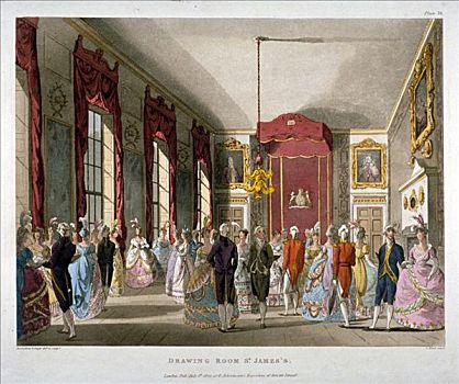 客厅,圣詹姆士宫,威斯敏斯特,伦敦