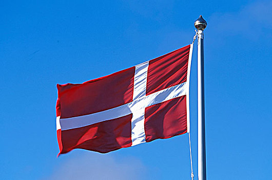 丹麦,旗帜,哥本哈根