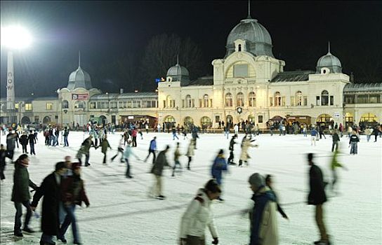 滑冰,布达佩斯,匈牙利,东欧