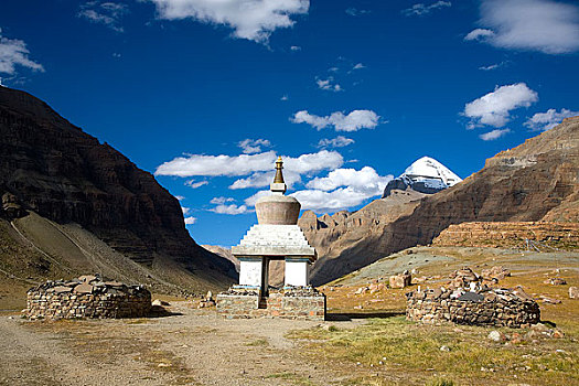 西藏阿里,冈底斯山,冈仁波齐峰