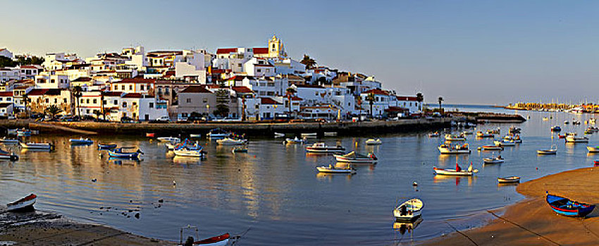 葡萄牙,阿尔加维,城镇风光,清晨