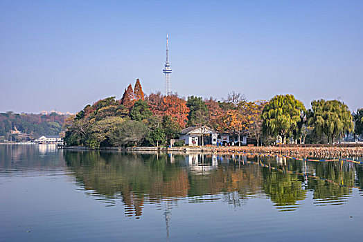 湖光美景,湖光美色