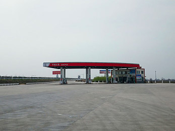 中石化加油站图片