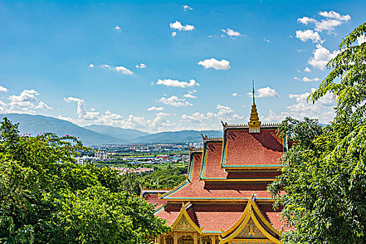 云南西双版纳景洪勐泐大佛寺